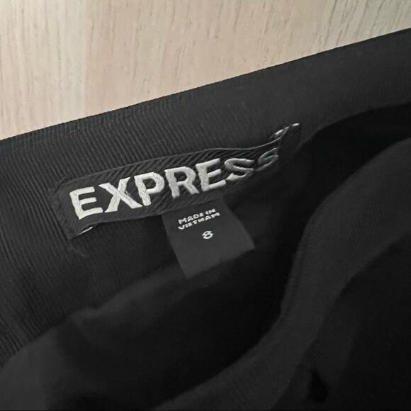 Express Sheer Panel Midi Skirt - Picture 2 of 2